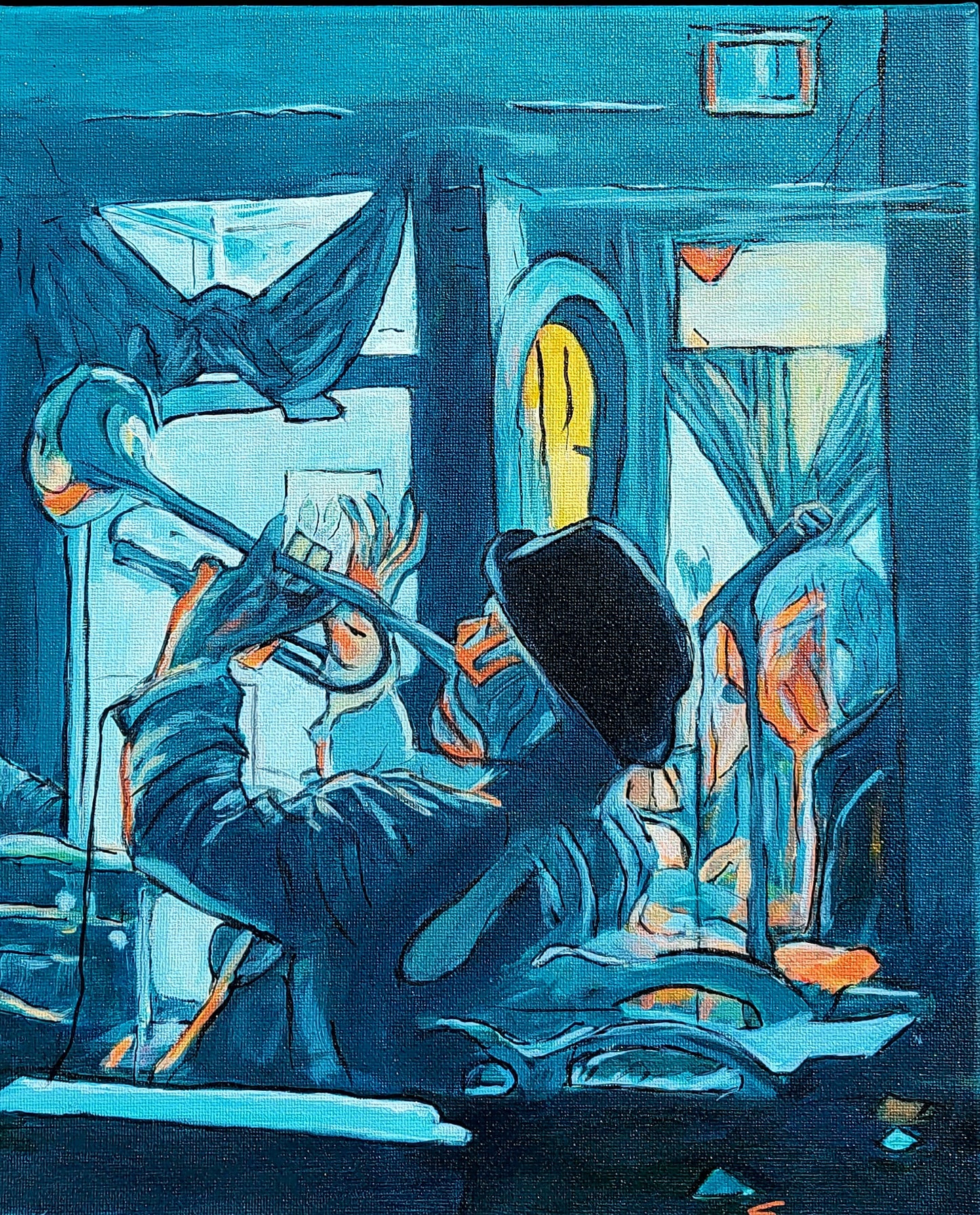 Fingers of Fire: Mike Cowie (11" x 14")