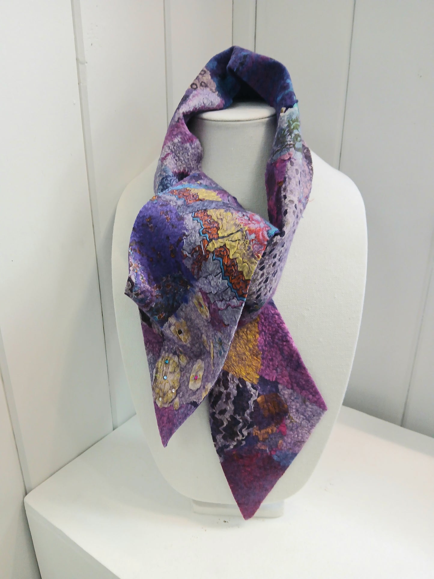 Scarf Mosaic Purple