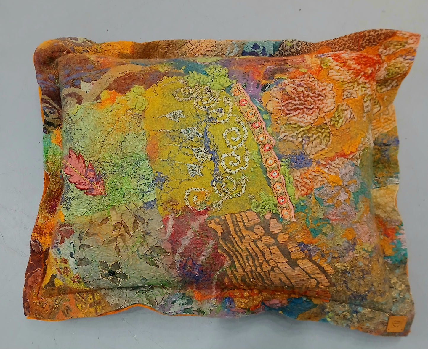 Pillow Mosaic Rust
