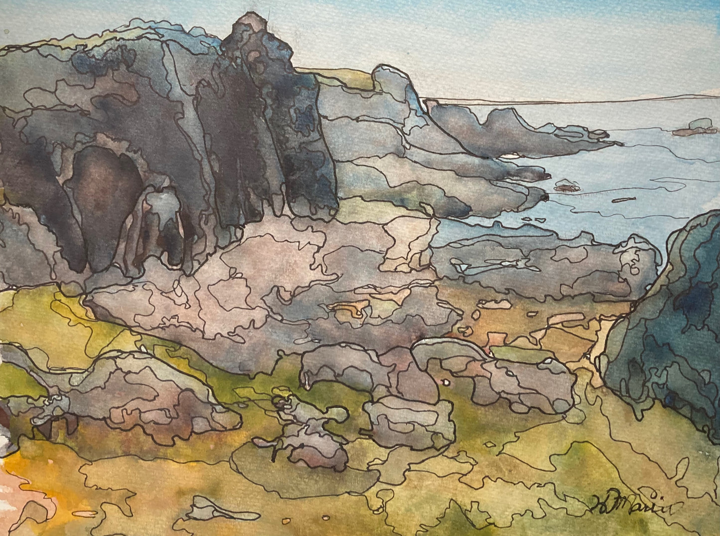 Light House Cove (9" x 12")