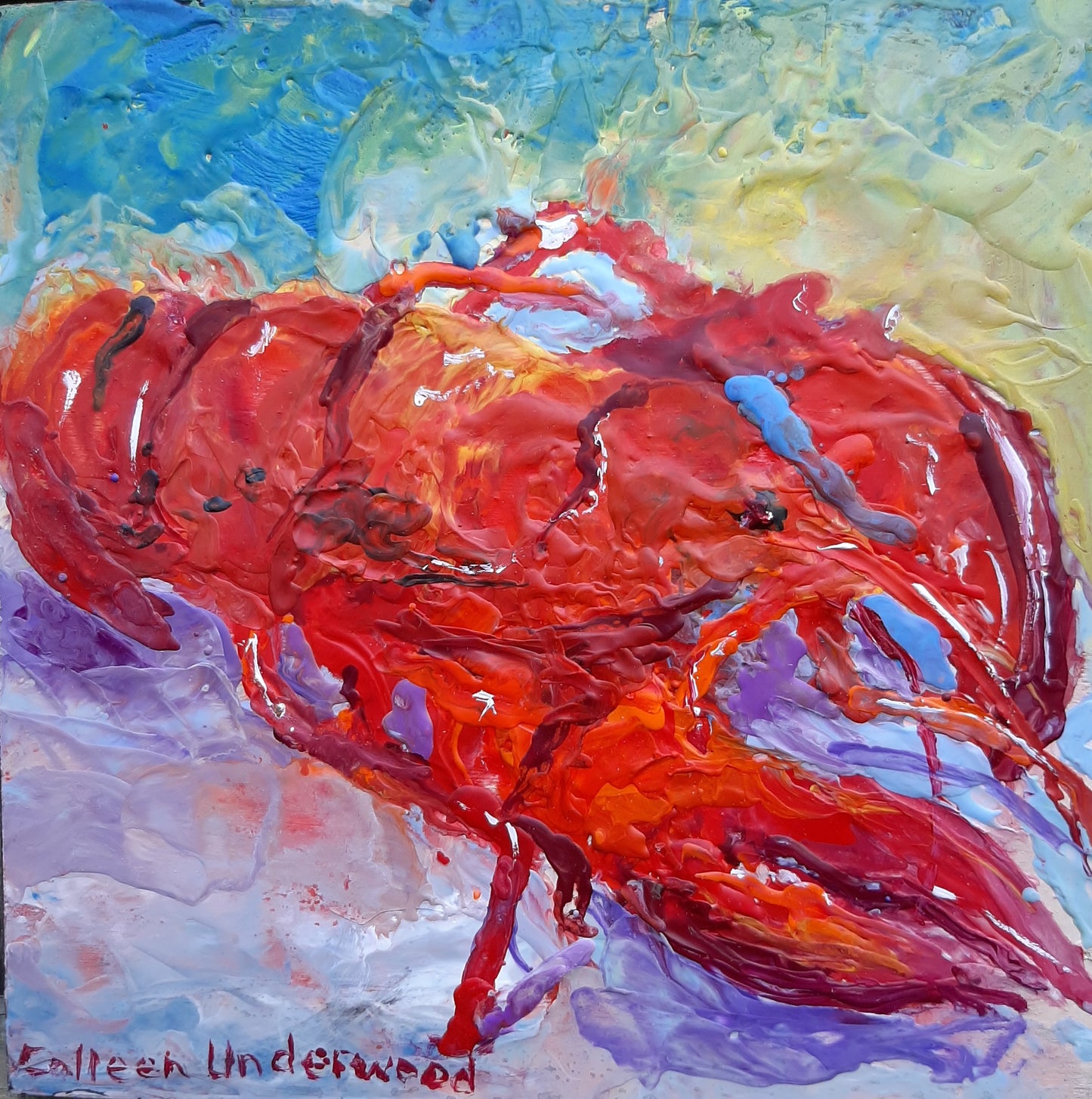 Lenny The Lobster (6" x 6")