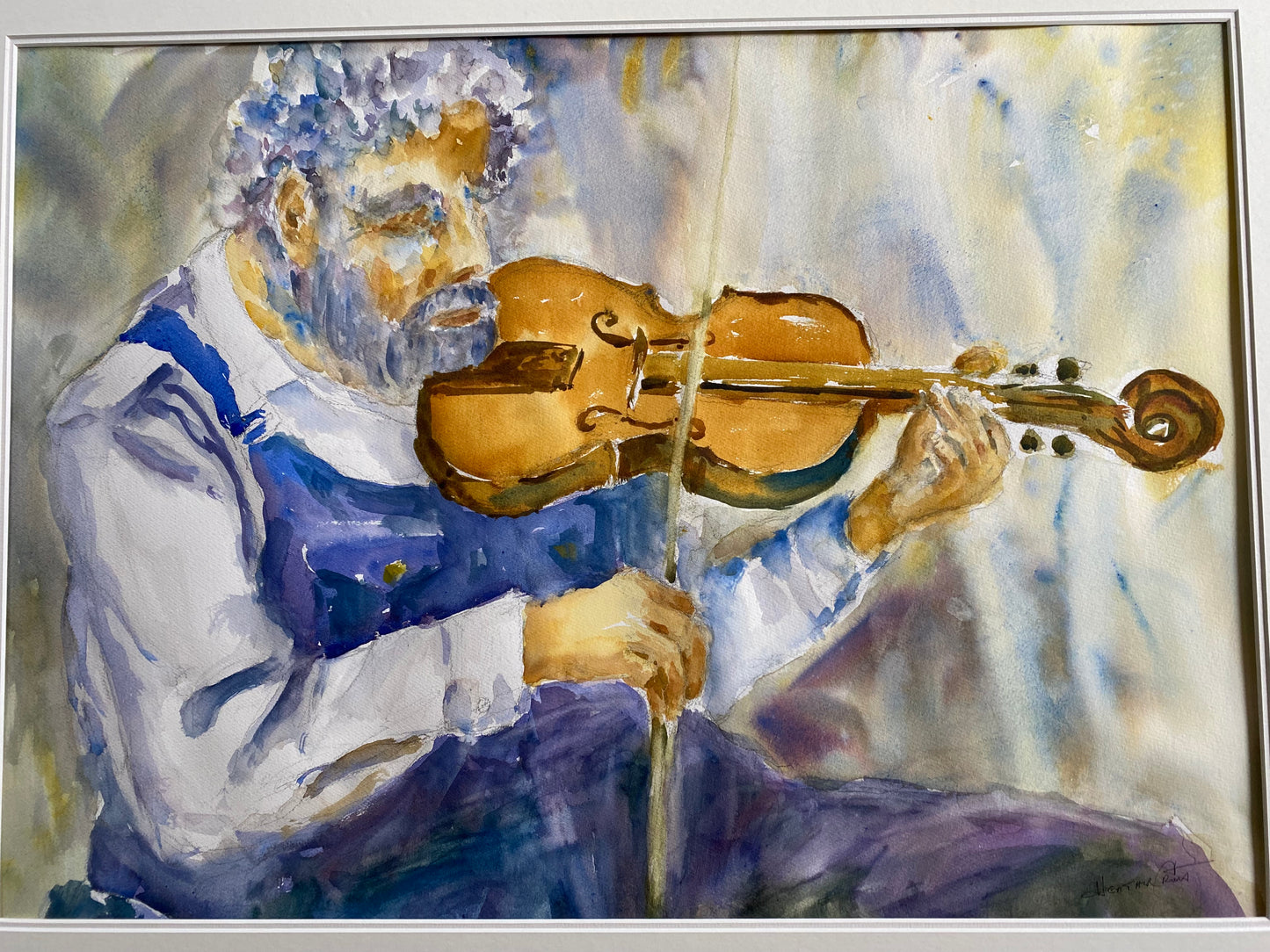 A Man and His Music (28" x 36")
