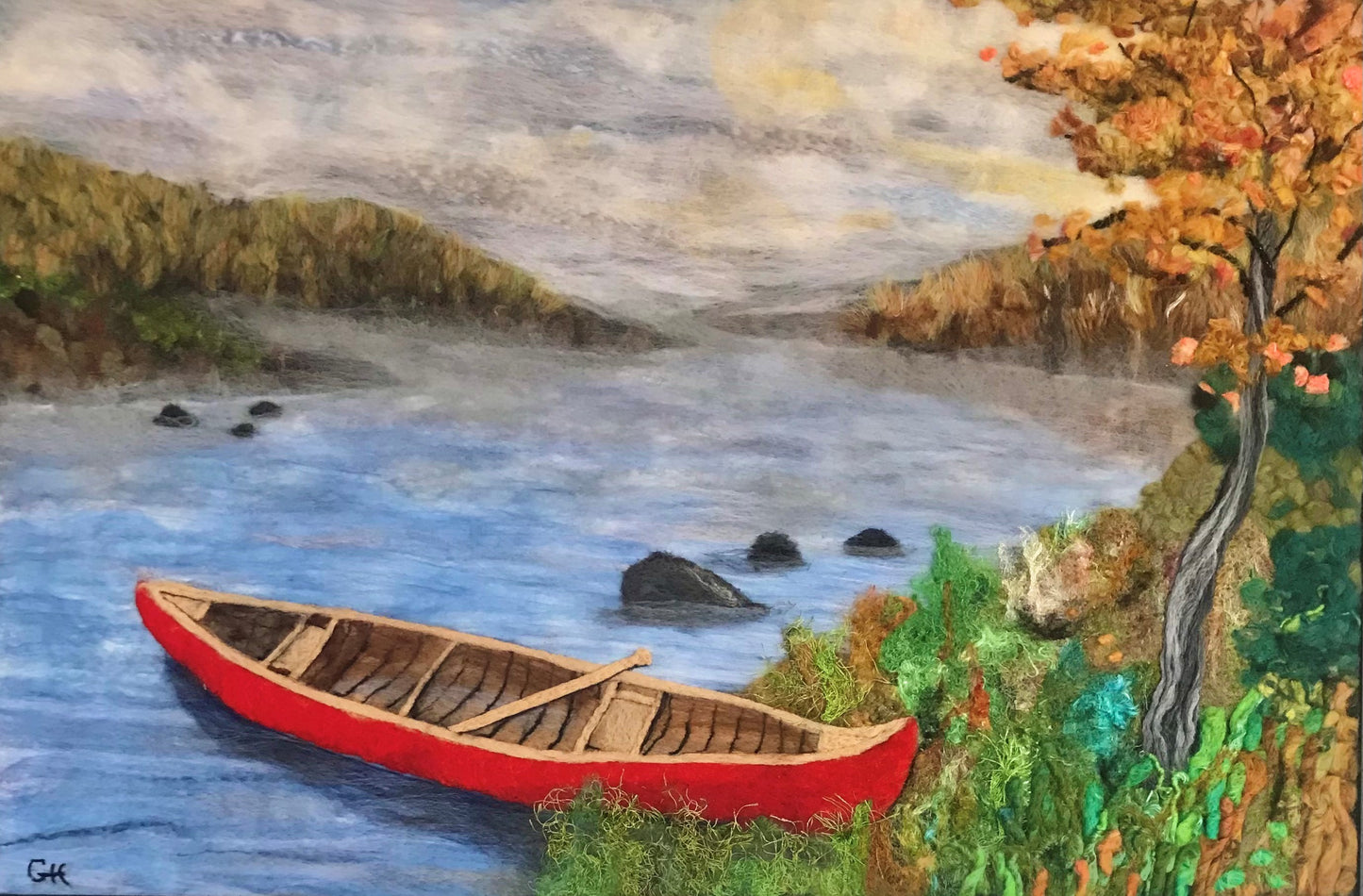 Grampa's Canoe (30" x 20")