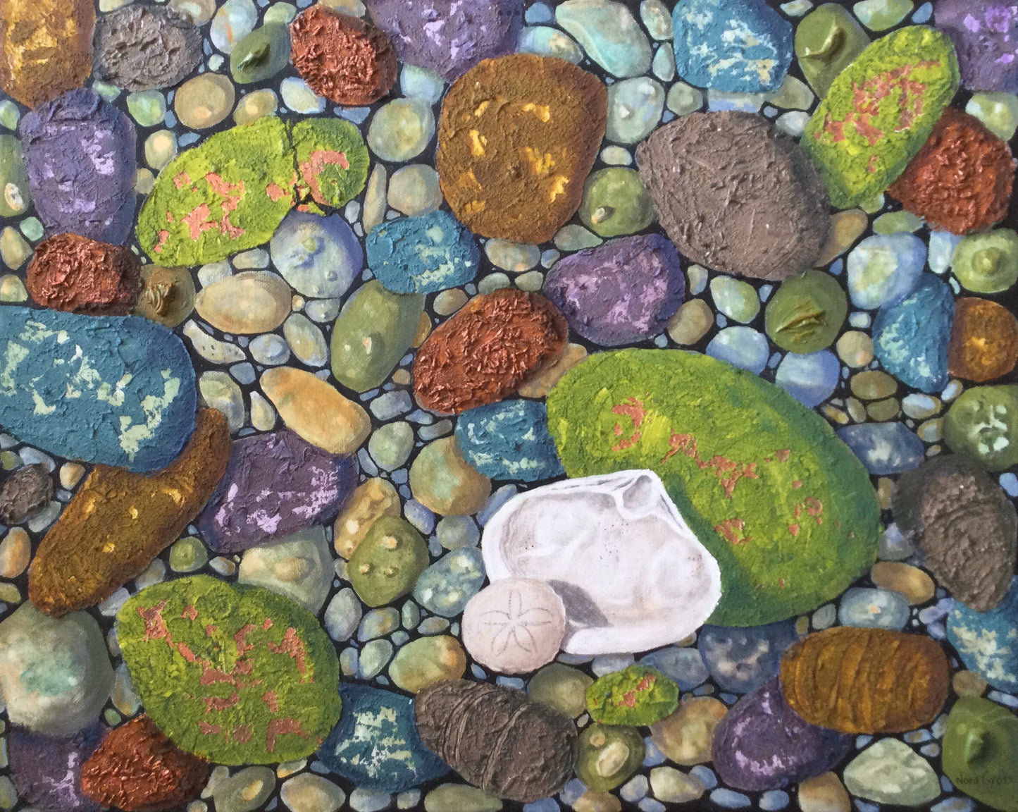 Oceanside Rocks (16 X 20)