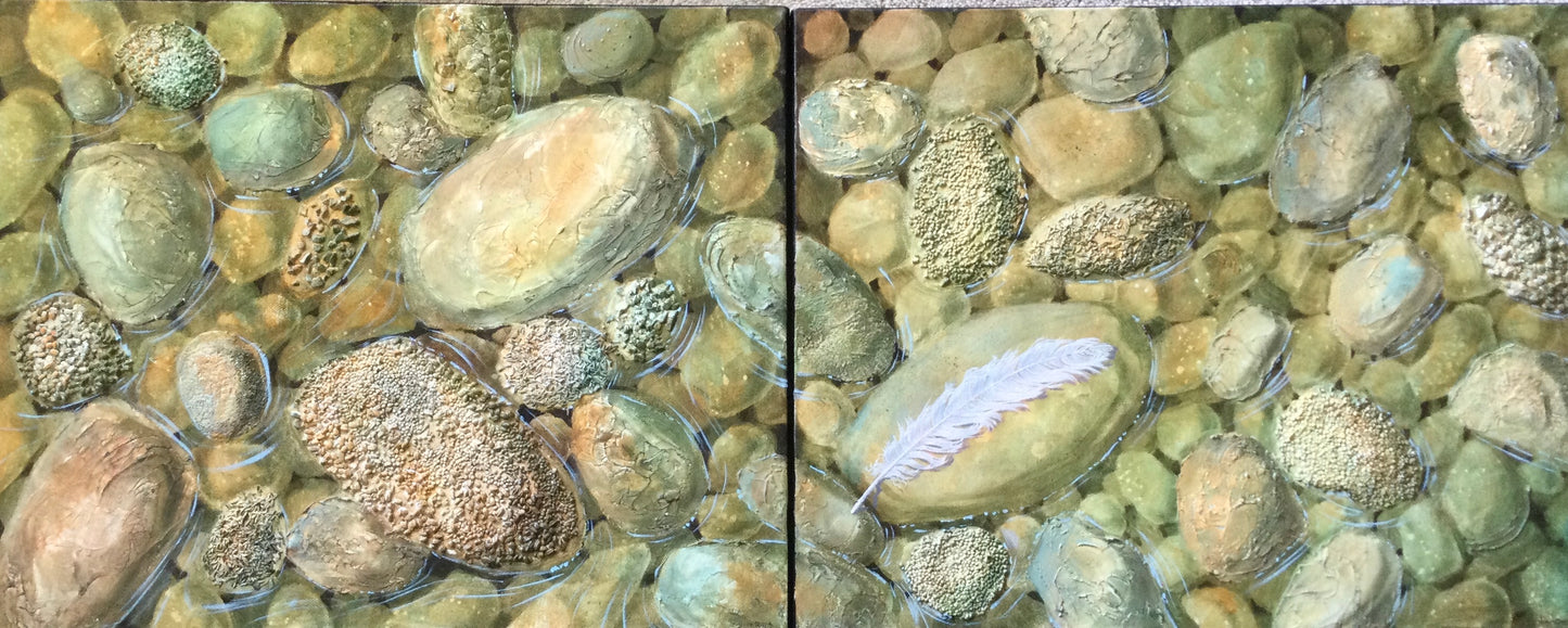 Low Tide Lost Feather (16 X 40)