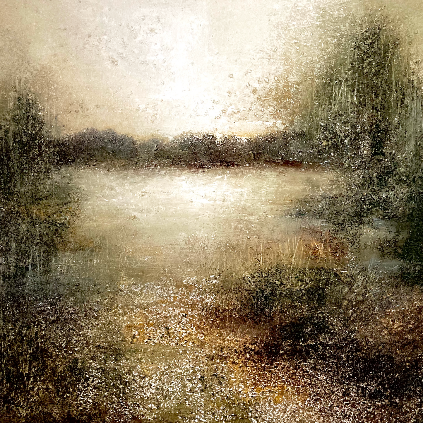 Snow Lake (20" x 20")
