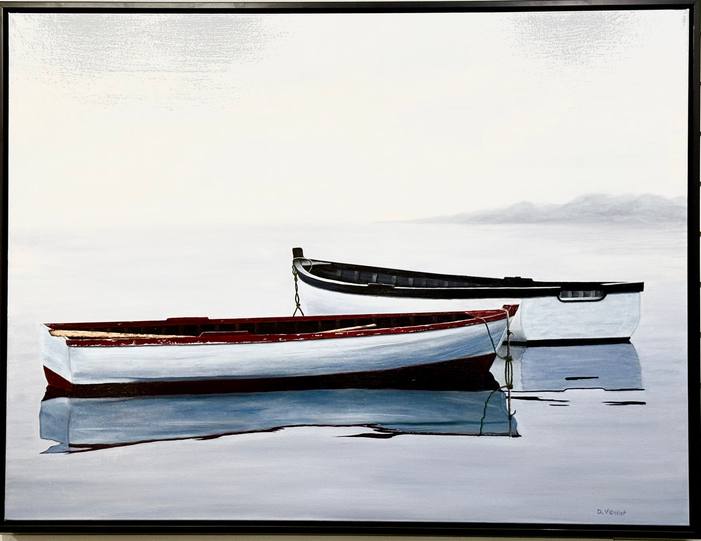 Moored In the Mist (30" x 40")