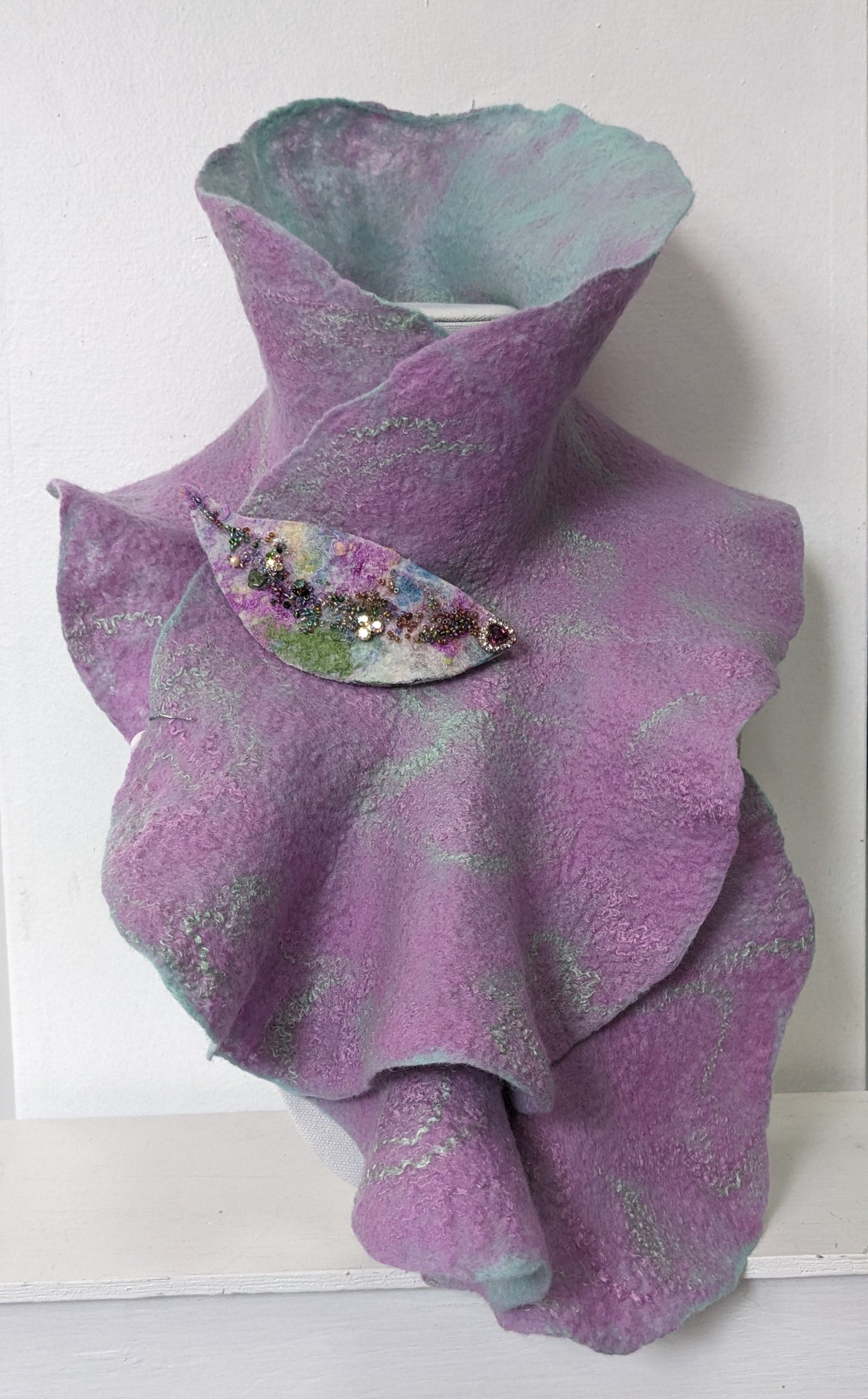Ruffled Scarf Mint