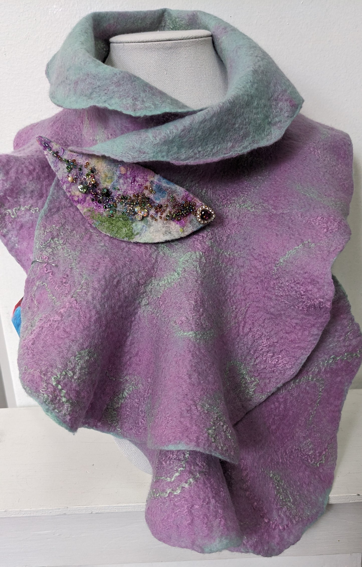 Ruffled Scarf Mint