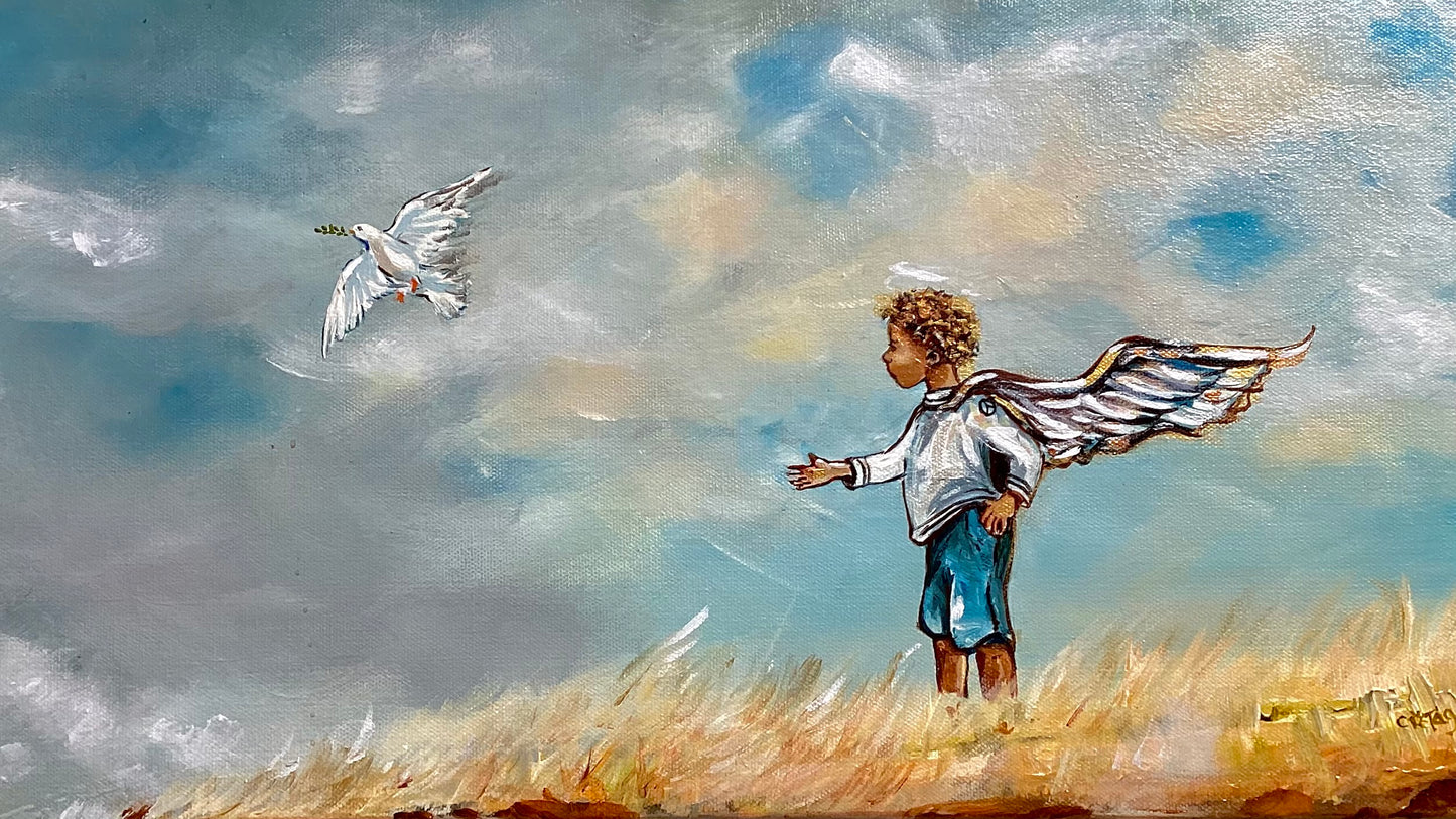 Peace for the Children (12" x 24")