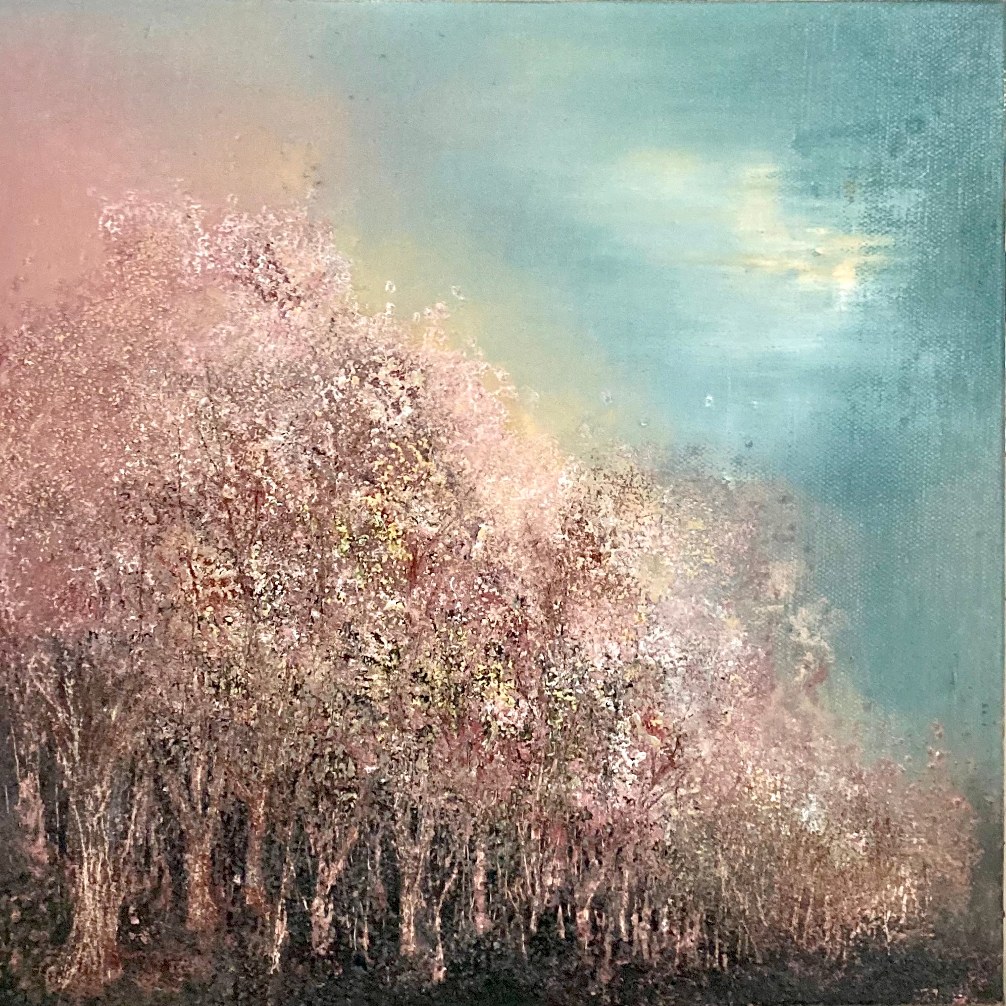 Spring's Arrival 12×12 Original Mixed Media Painting | Gillian
