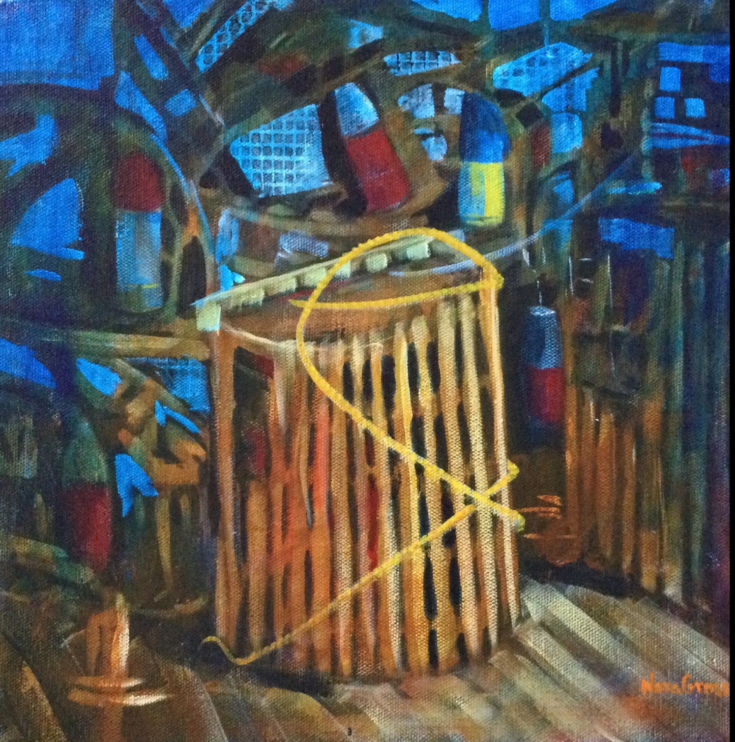 The Trap (12" x 12")