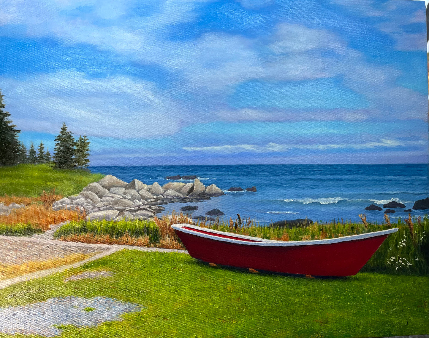 White Point Dory (16" x 20")