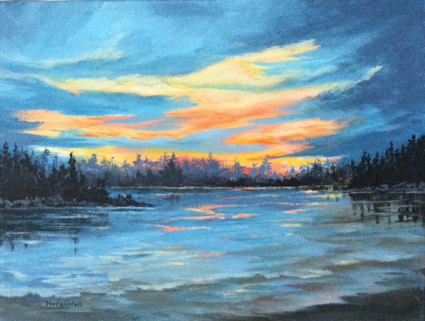 MacDonalds Beach NS (9 X 12)