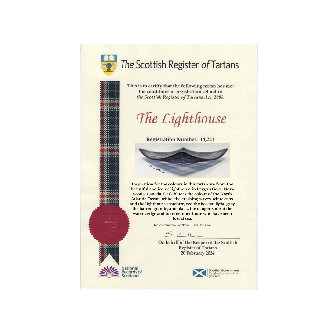 Lighthouse Tartan 12" Platter