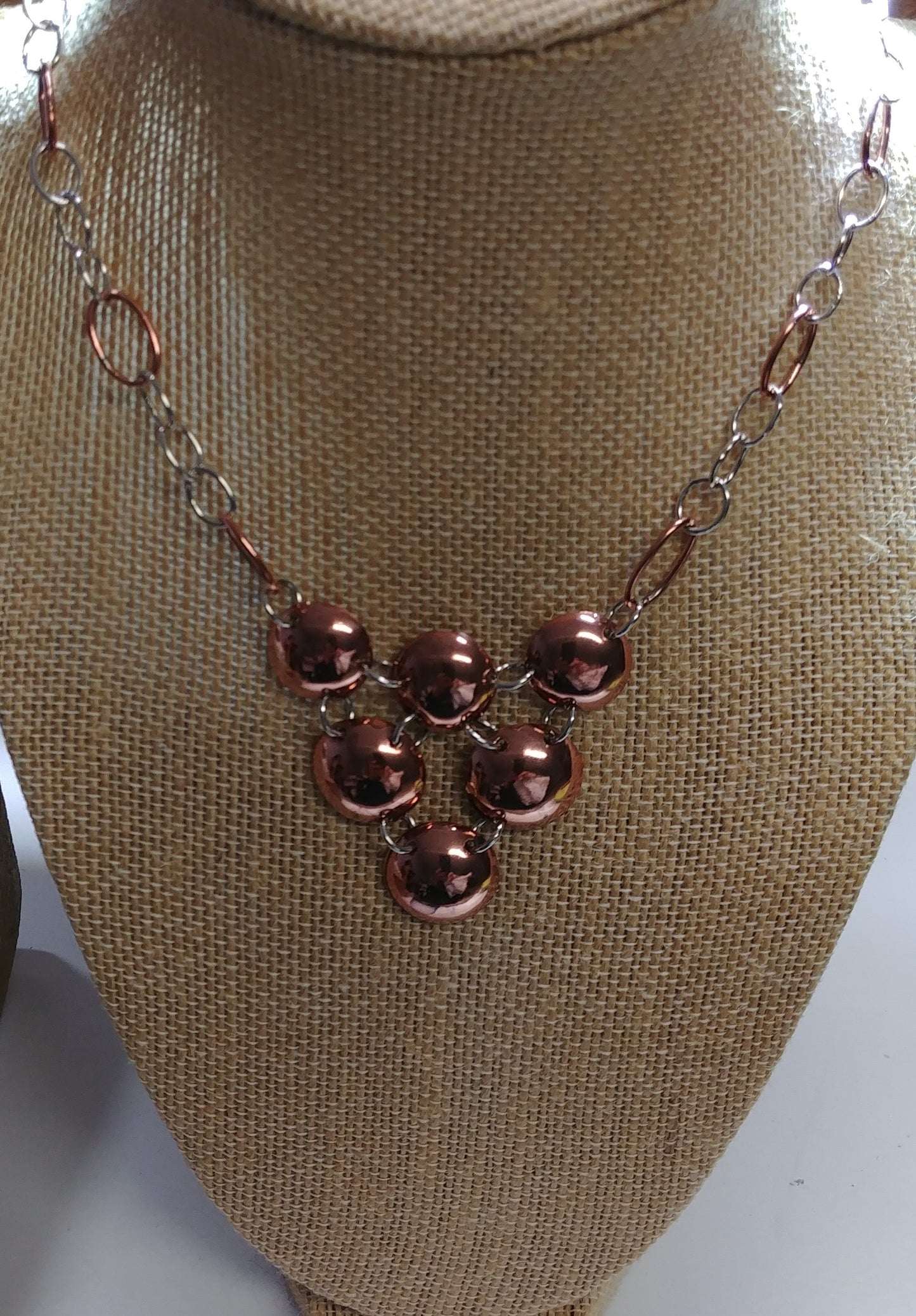 Copper Domed Necklace