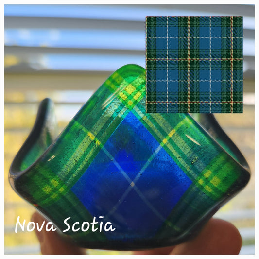 Nova Scotia Tartan Tea Light