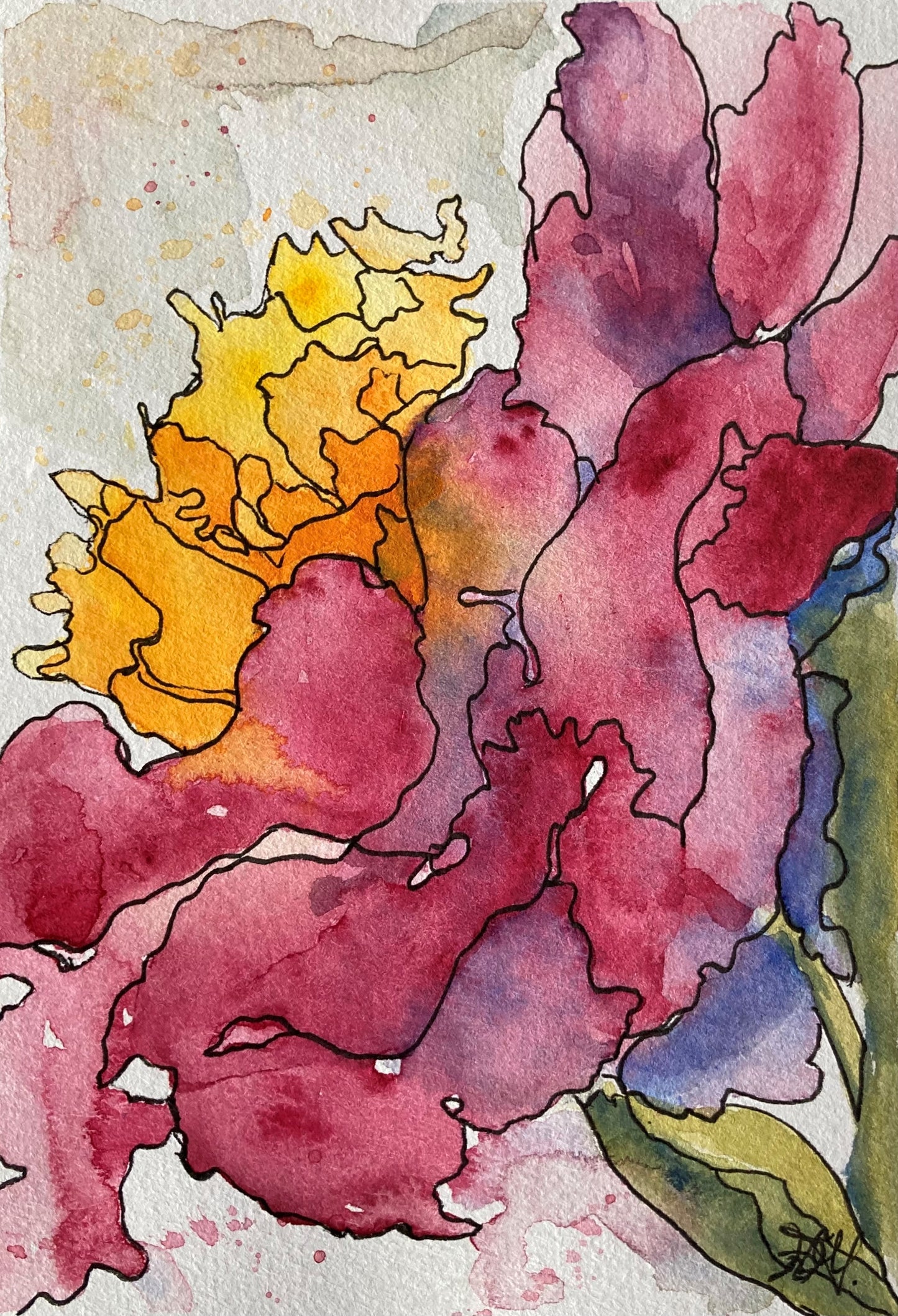 PEONY 2 (5" x 7")