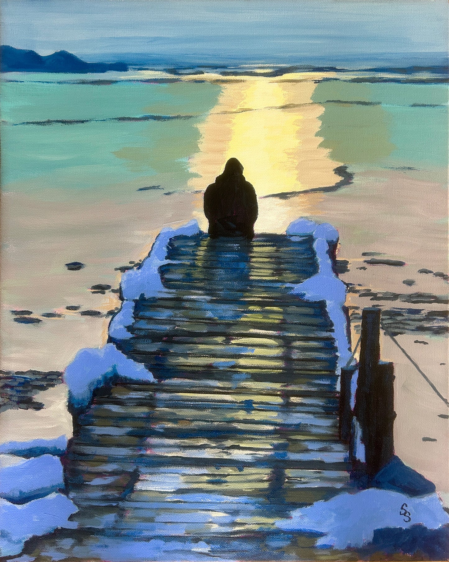 Winter’s Silent Vigil (20” x 16”)