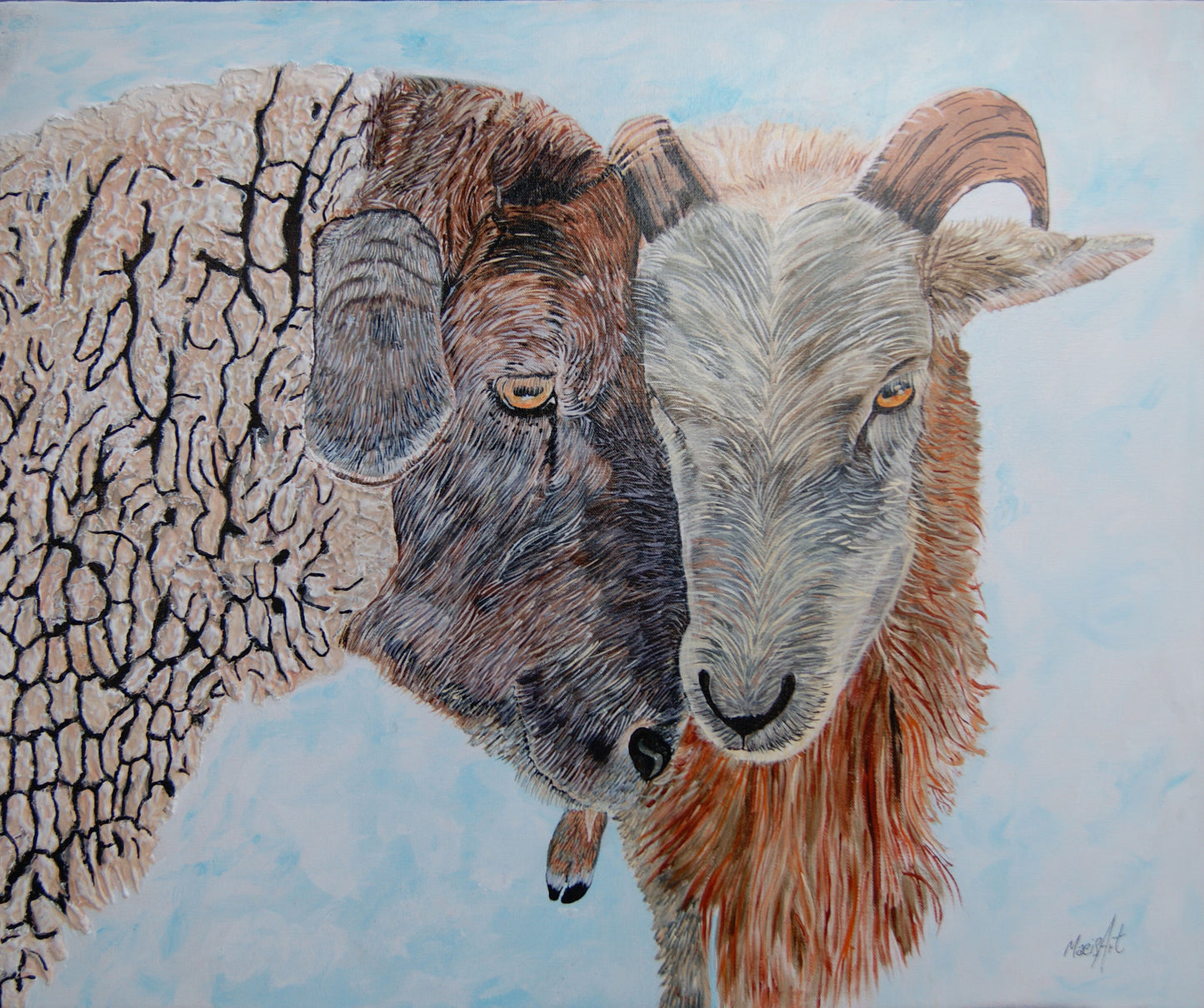 Respect & Janus (24" x 30")