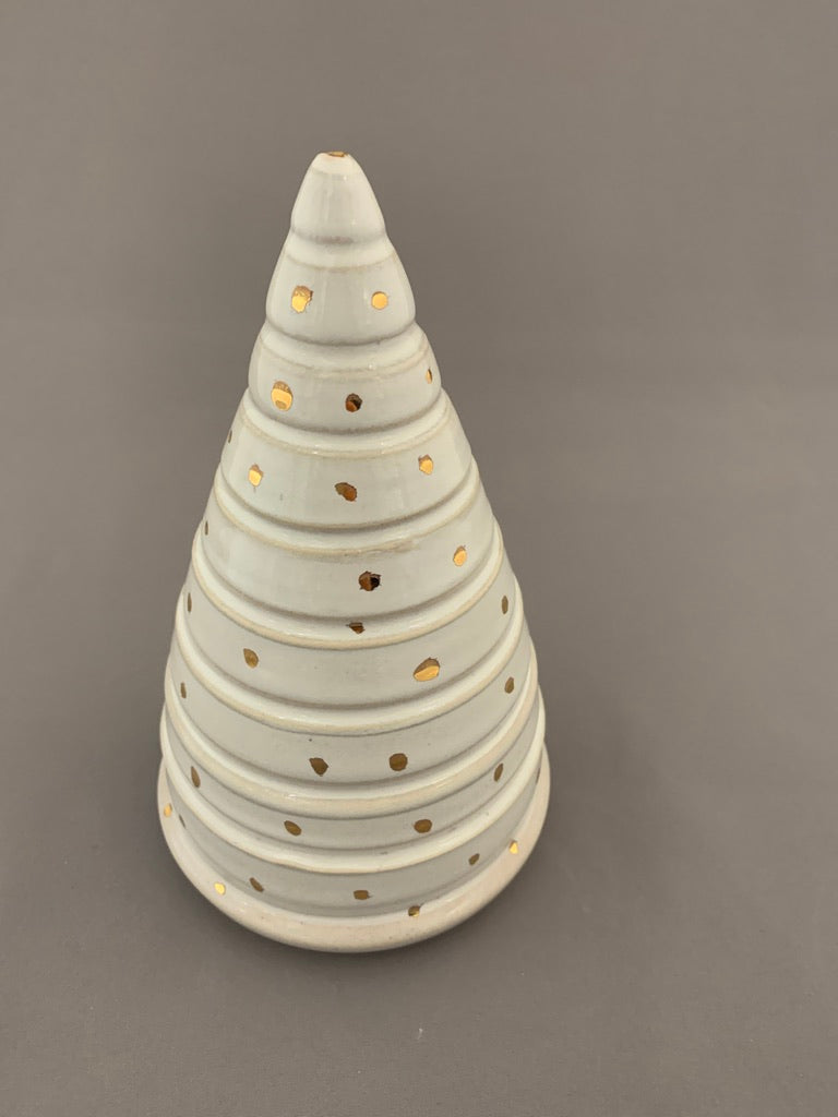 Christmas Trees - White with Bling Tall