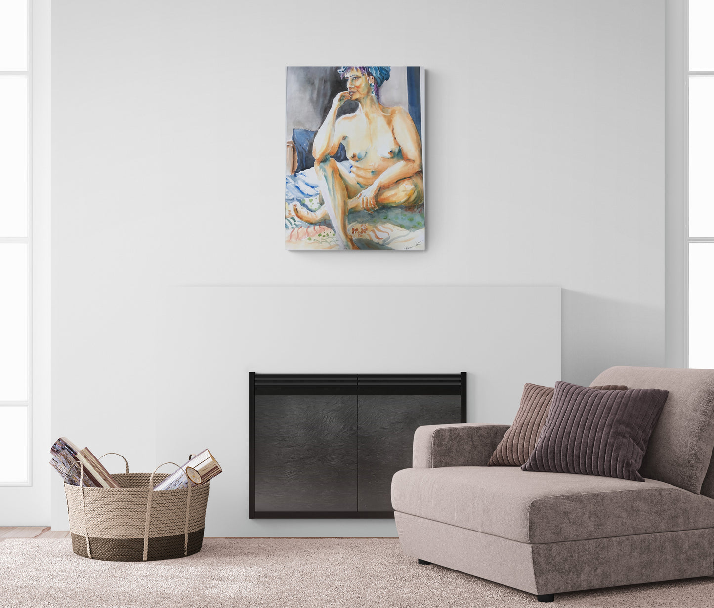 Connie in Contemplation (22" x 30")