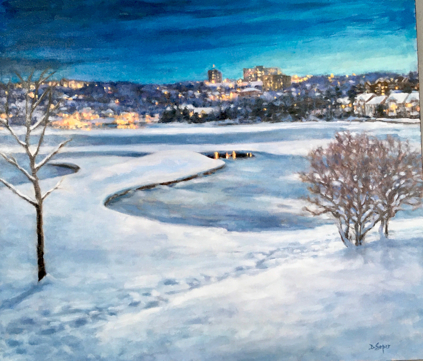 Evening on Northwest Arm (24" x 30")