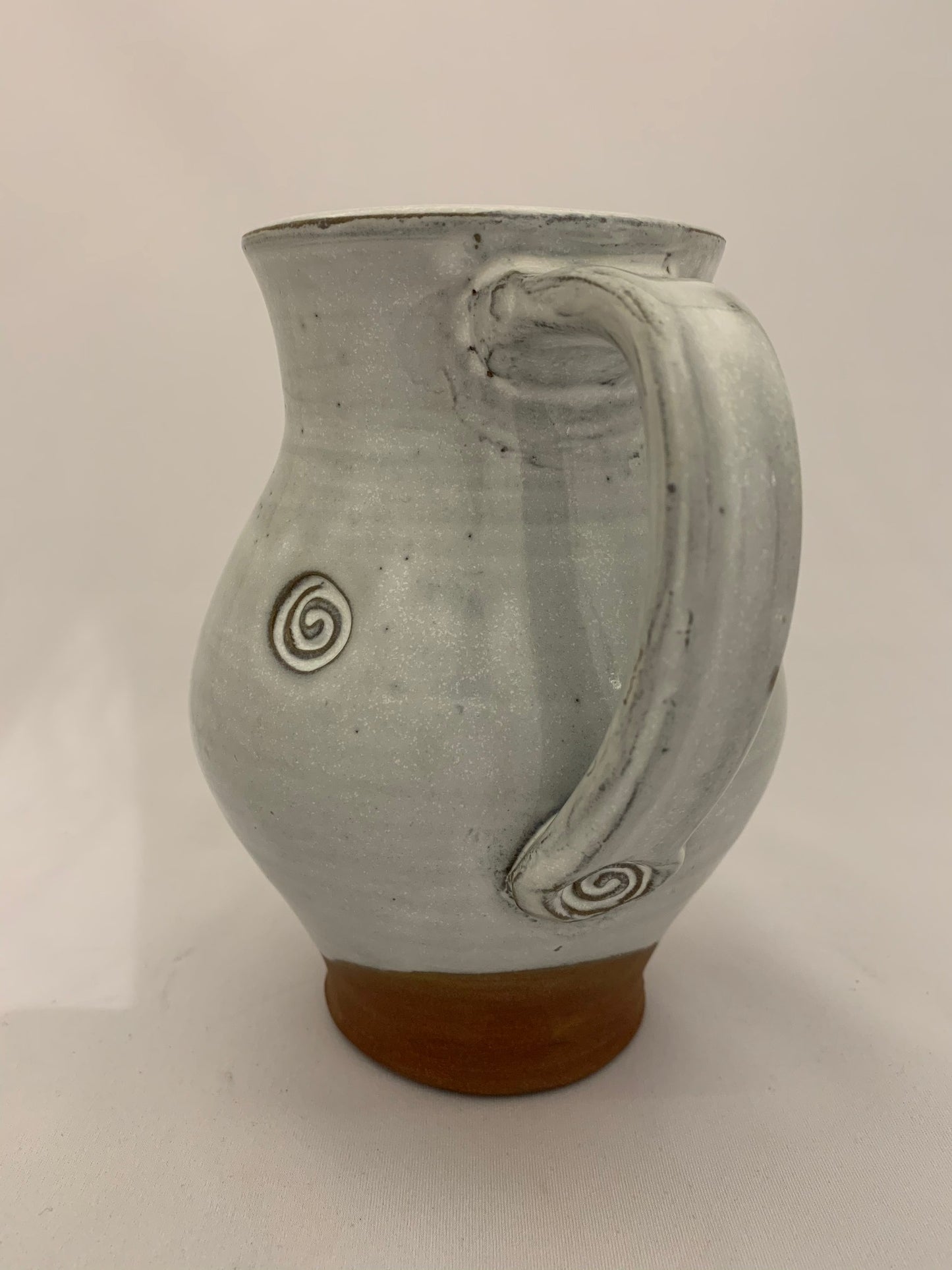 White Stamped Jug