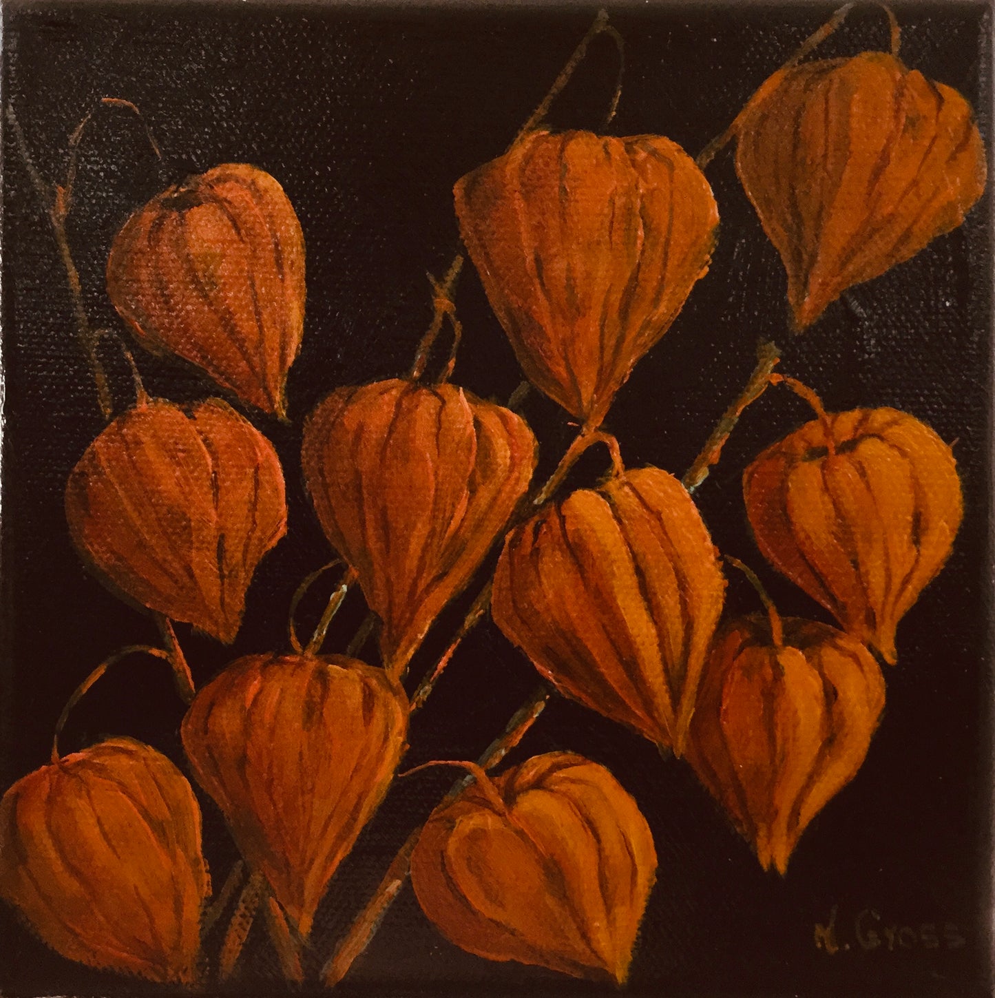 Chinese Lanterns (6" x 6")