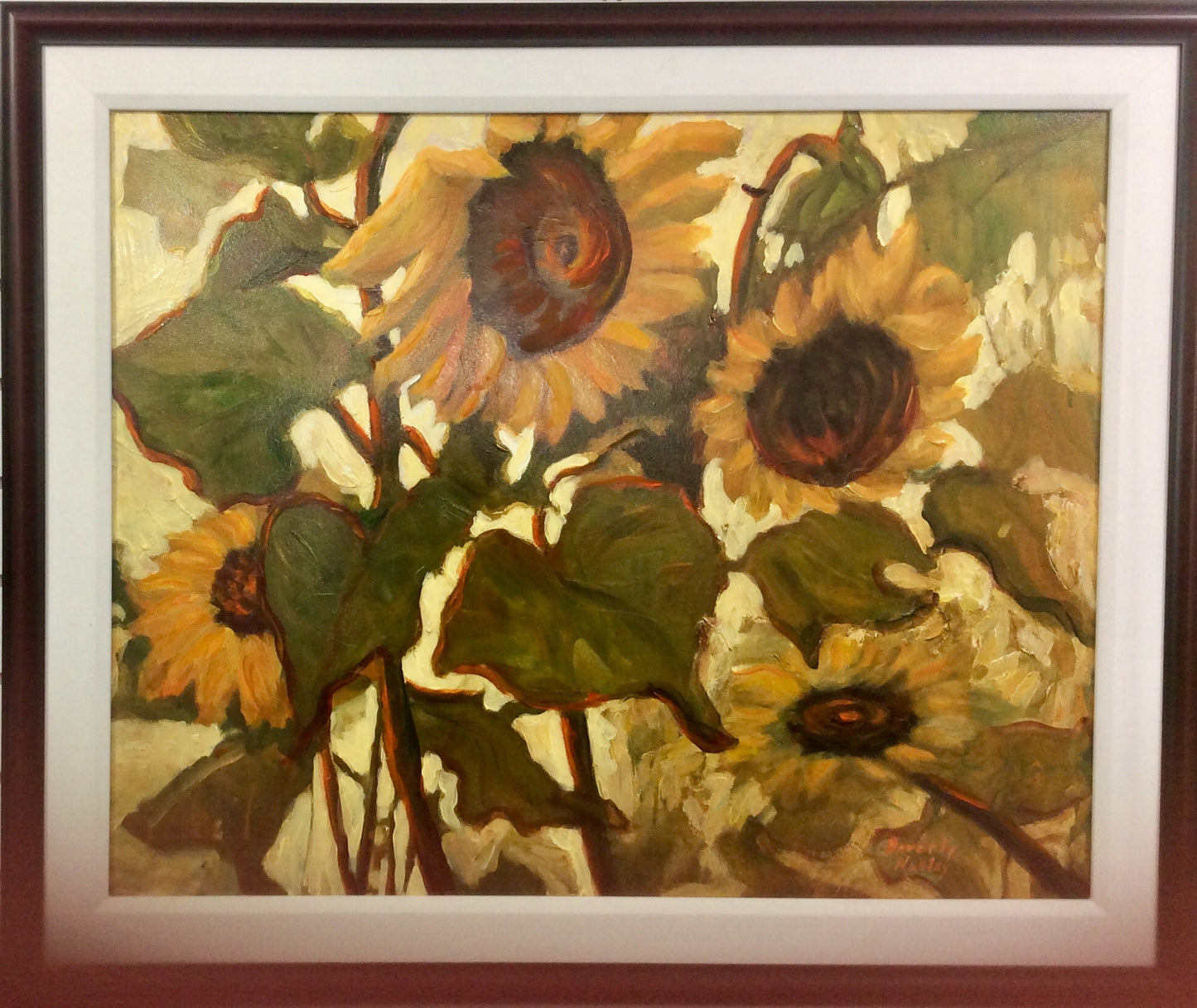 Tata Sunflowers (24" x 30")