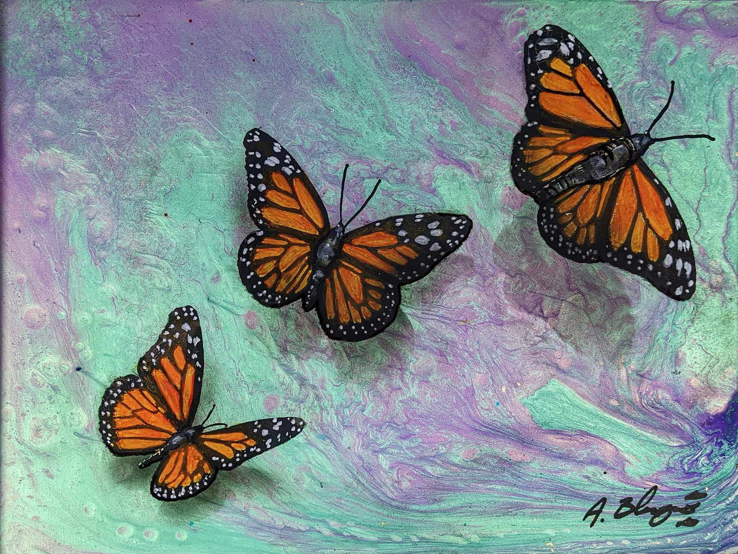 Monarch Butterfly (16" x 12")