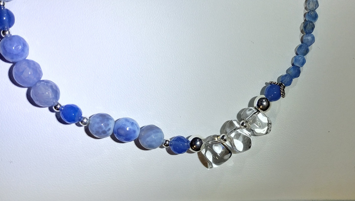 Clear Ice Quartz Necklace