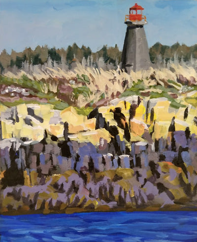 Peter’s Island Lighthouse (10" x 8")