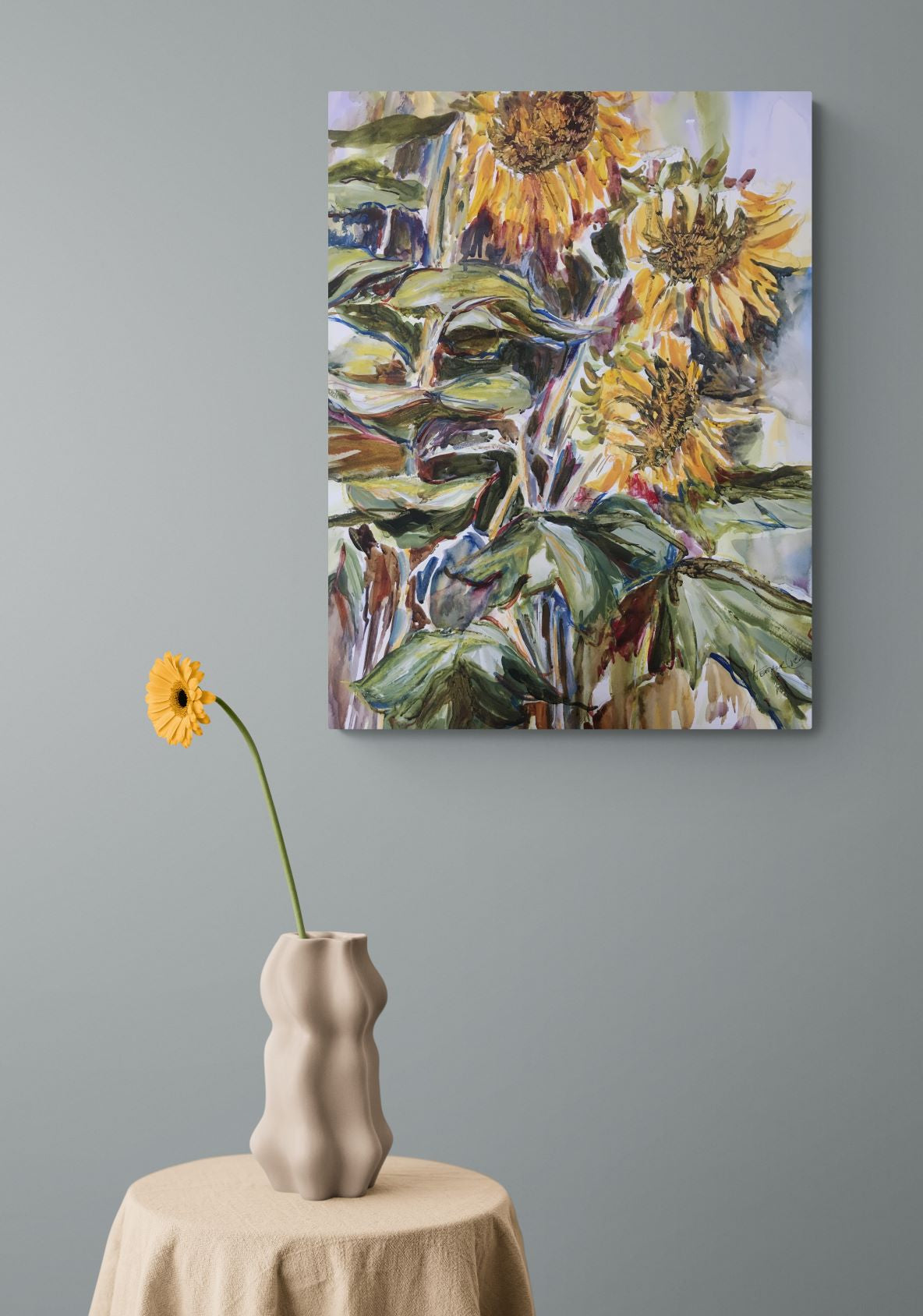 Sunflowers on Sunday (22" x 30")
