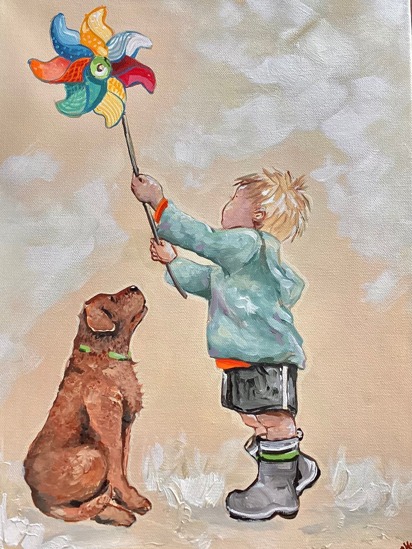 Whirligig (12" x 16")