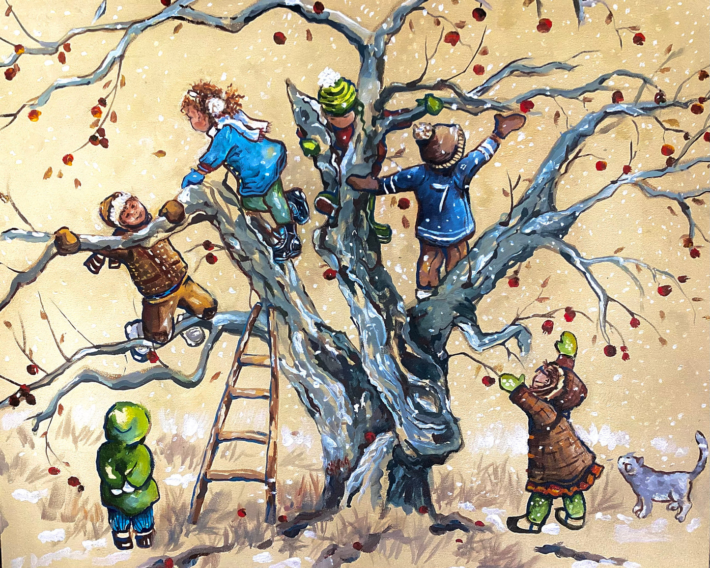 Winter Apples (24" x 20")