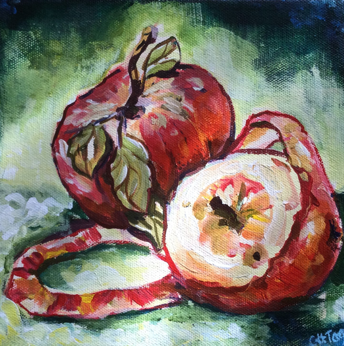 Wolf River Apples (8" x 8")