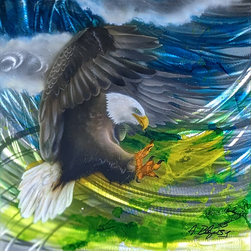 Coming In For A Landing (24" x 24")