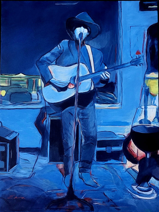 One Man, Infinite Strings: Hal Bruce (18" x 24")