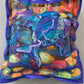 Blue Fish Pillow PFA-120