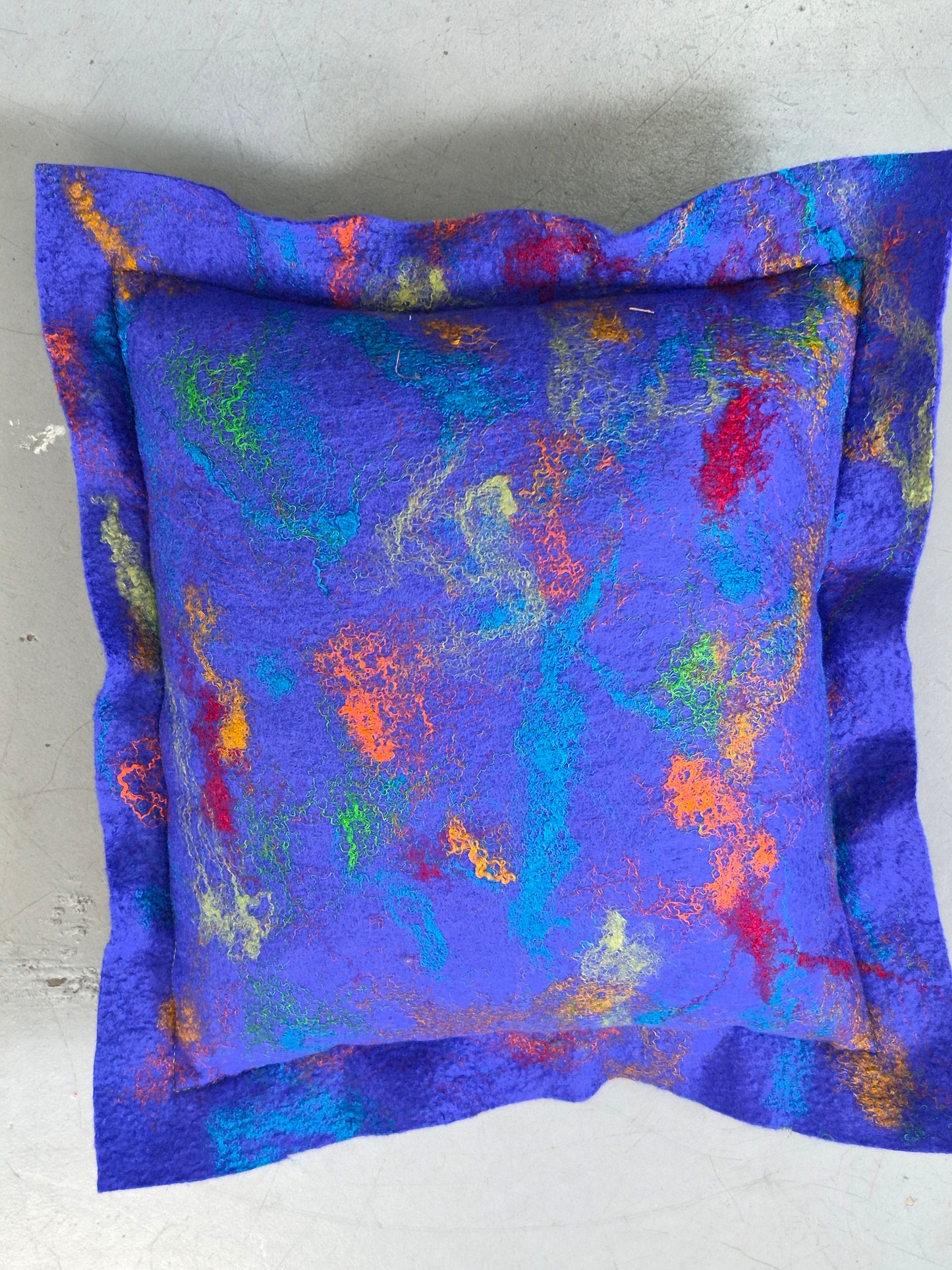Blue Fish Pillow PFA-120
