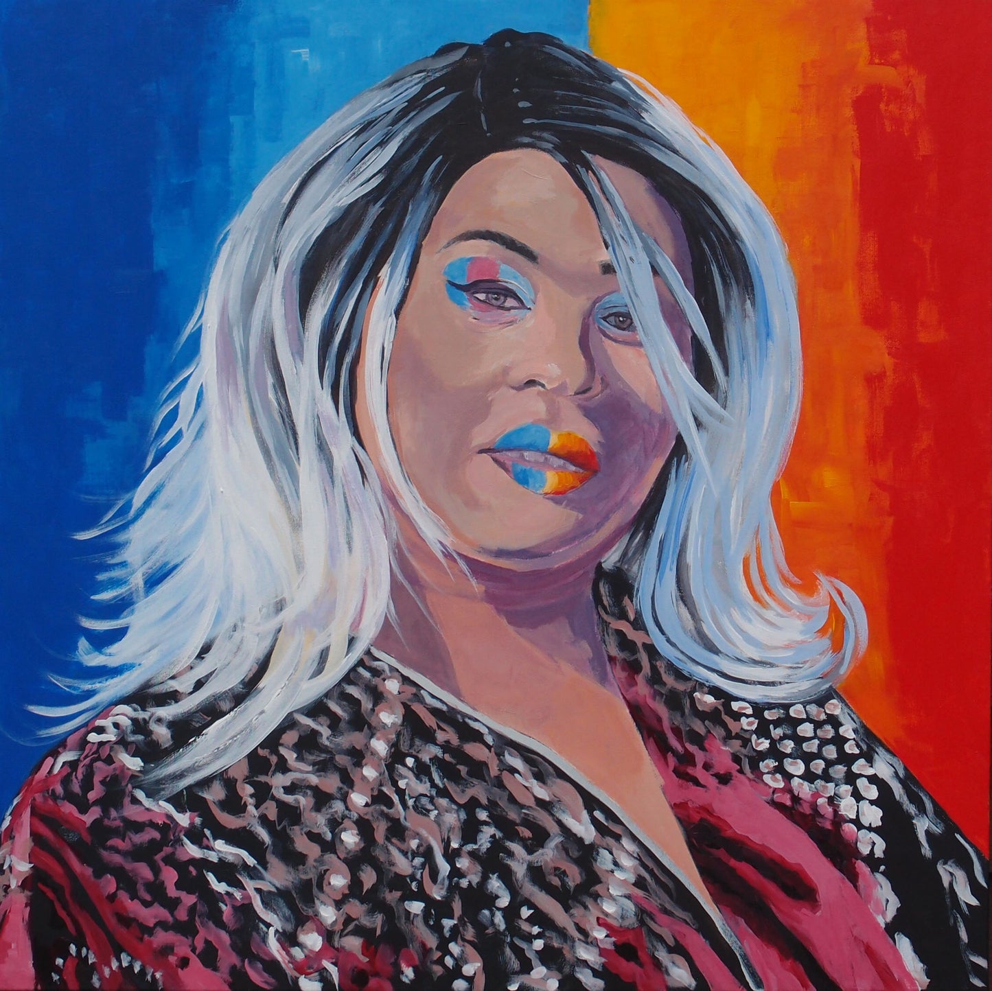 Elle Noir (36" x 36")