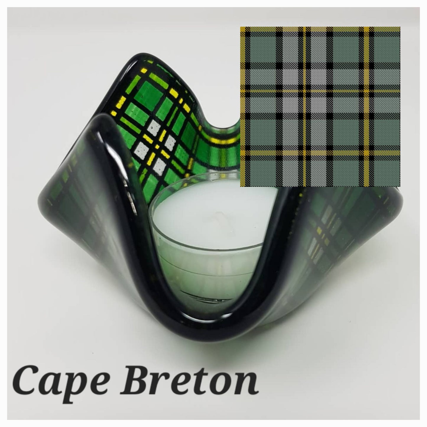 Cape Breton Tartan Tea Light