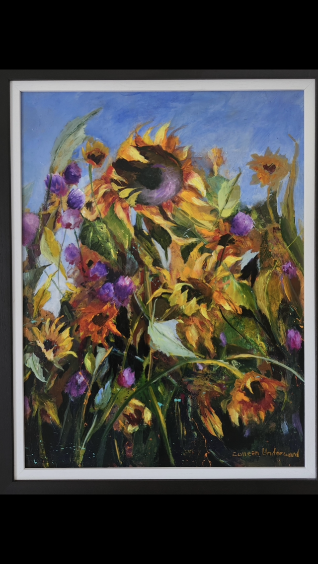 Fields of Fire and Gold (18” x 24”)