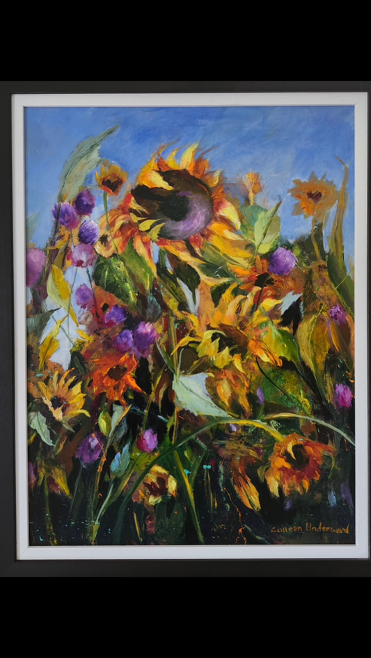 Fields of Fire and Gold (18” x 24”)