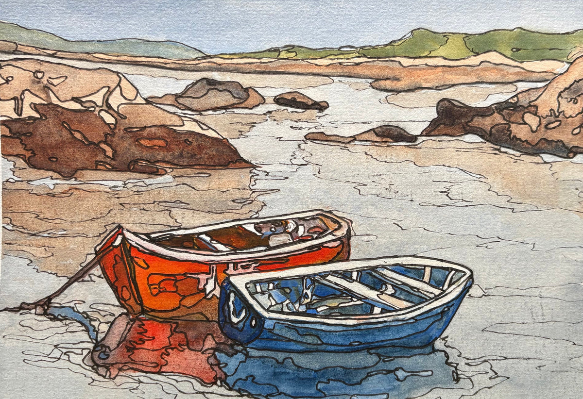 Two Dories II by Hélène Martin