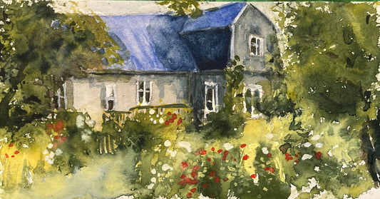 At the Cottage (5 X 9)