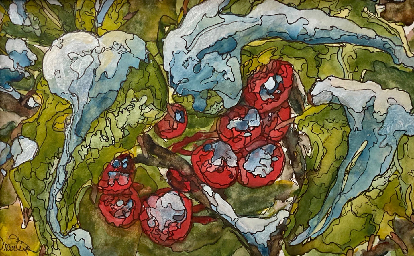 December, Christmas Spirit (7.5" x 11.5")