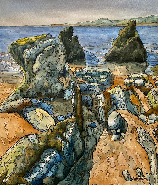 Low Tide, Rainbow Beach, Cole Arbour, NS (20" x 24")