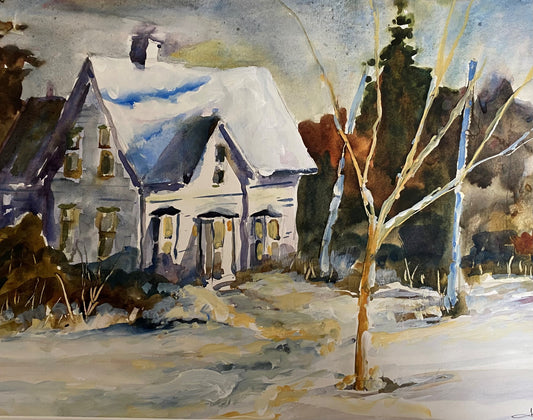 As Dusk Settles In (15" x 20")